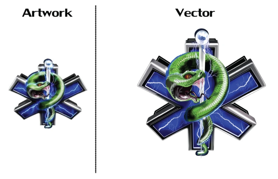Vector Tracing Artwork Sample